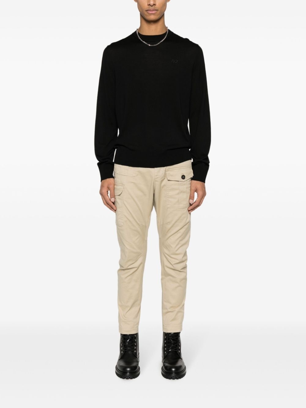 D2 virgin wool jumper - 2