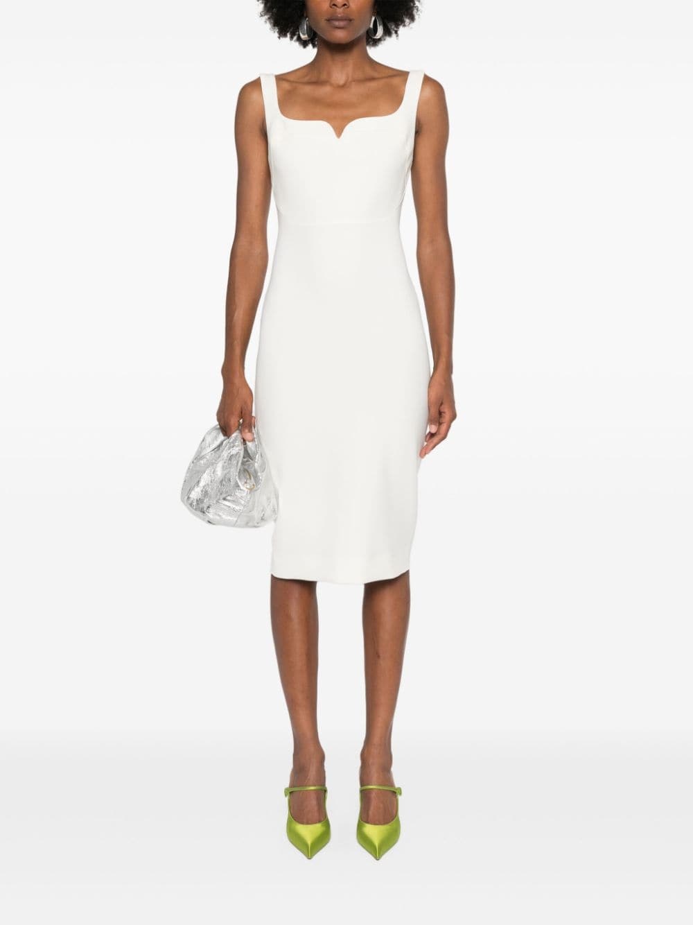 sleeveless midi dress - 2