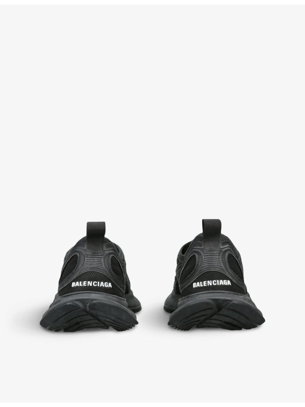 Circuit Runner mesh and faux-leather low-top trainers - 4
