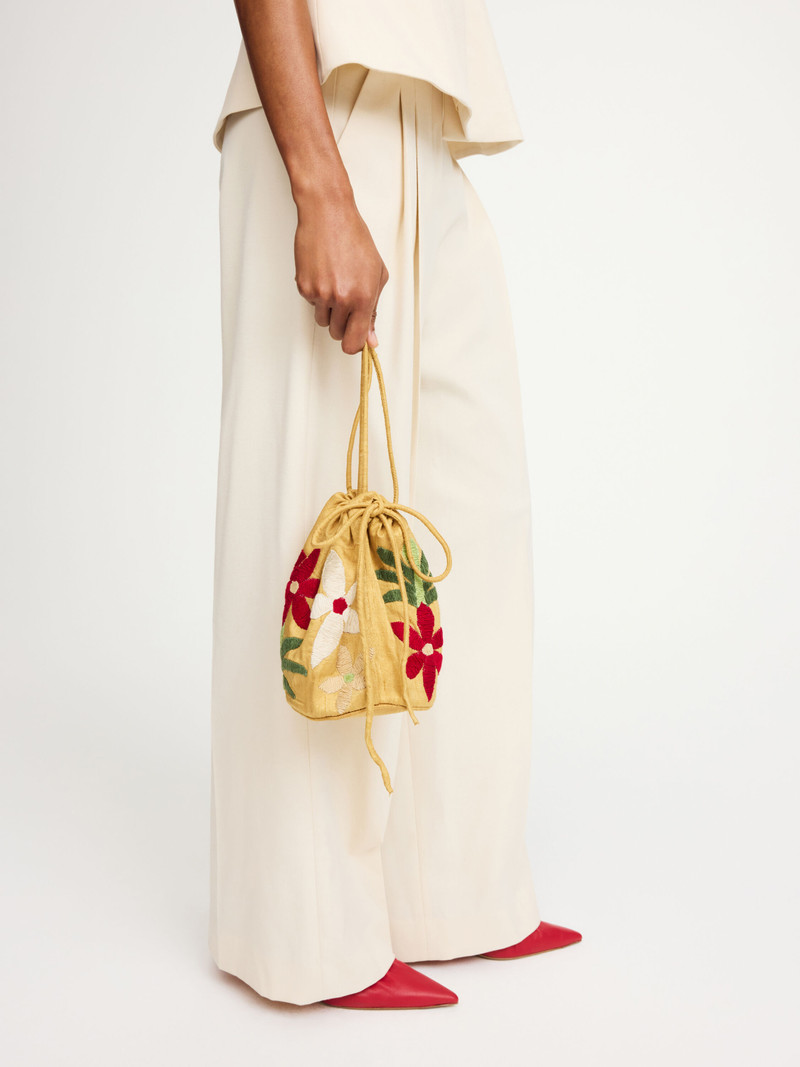 BY MALENE BIRGER Leandras silk bucket bag outlook
