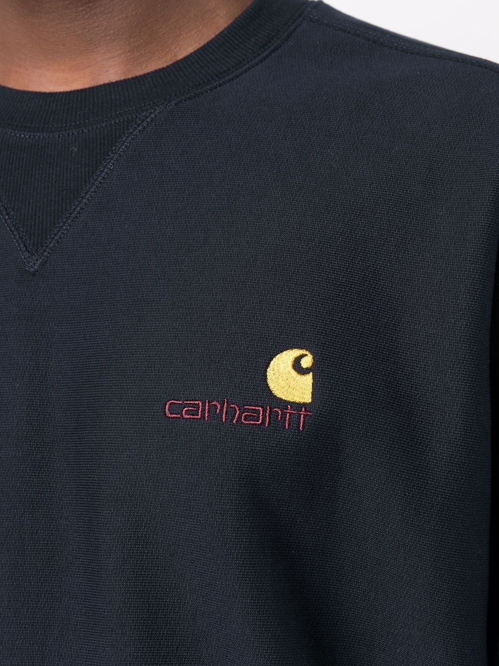 embroidered-logo cotton-blend sweatshirt - 5