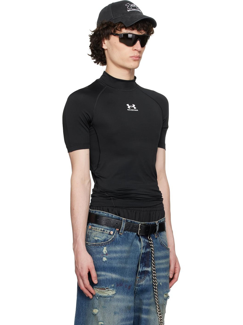 Black Under Armour Edition Mock Neck T-shirt 2
