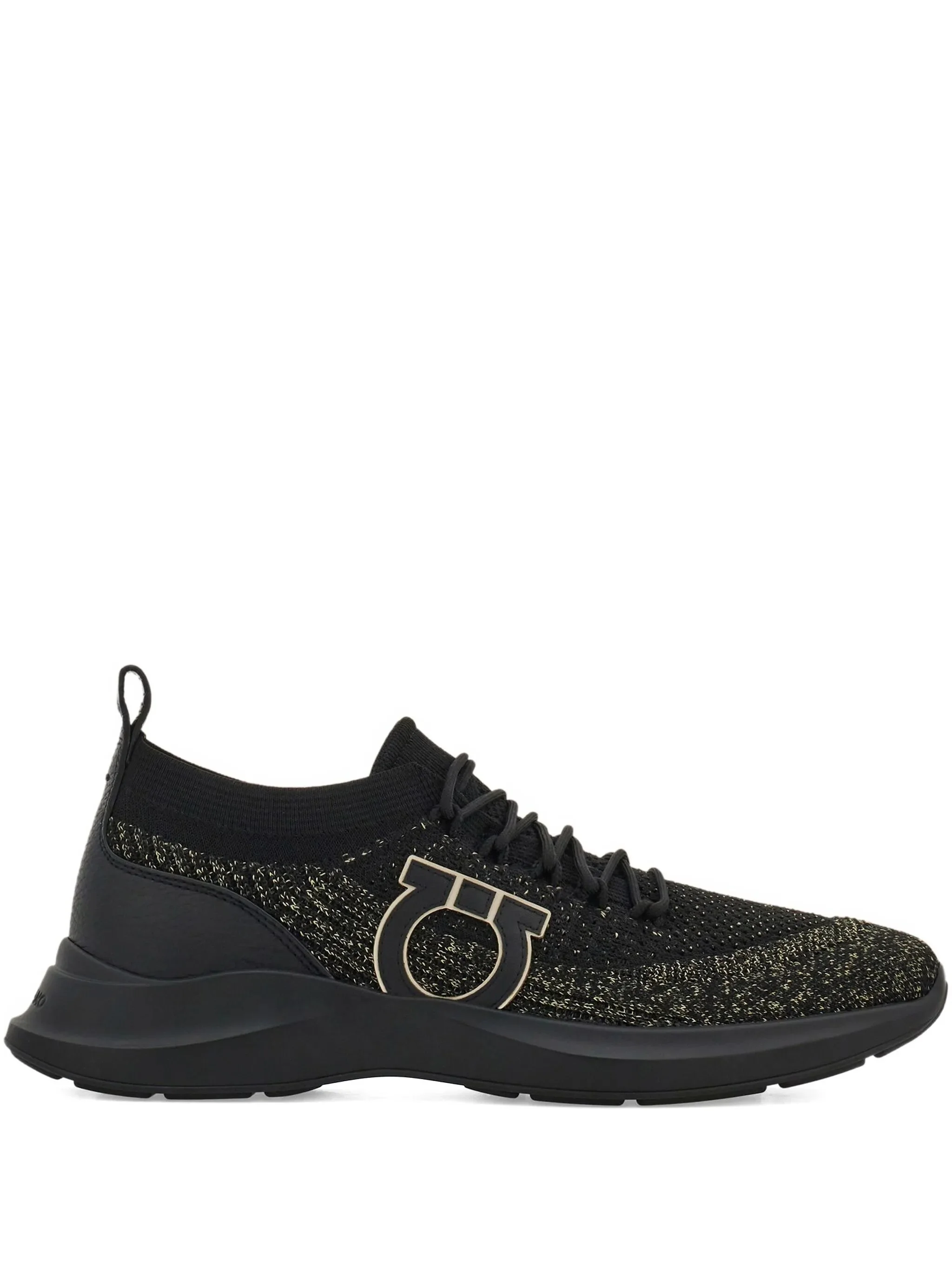 Ferragamo Gancini-detail Knit Sneakers - 1