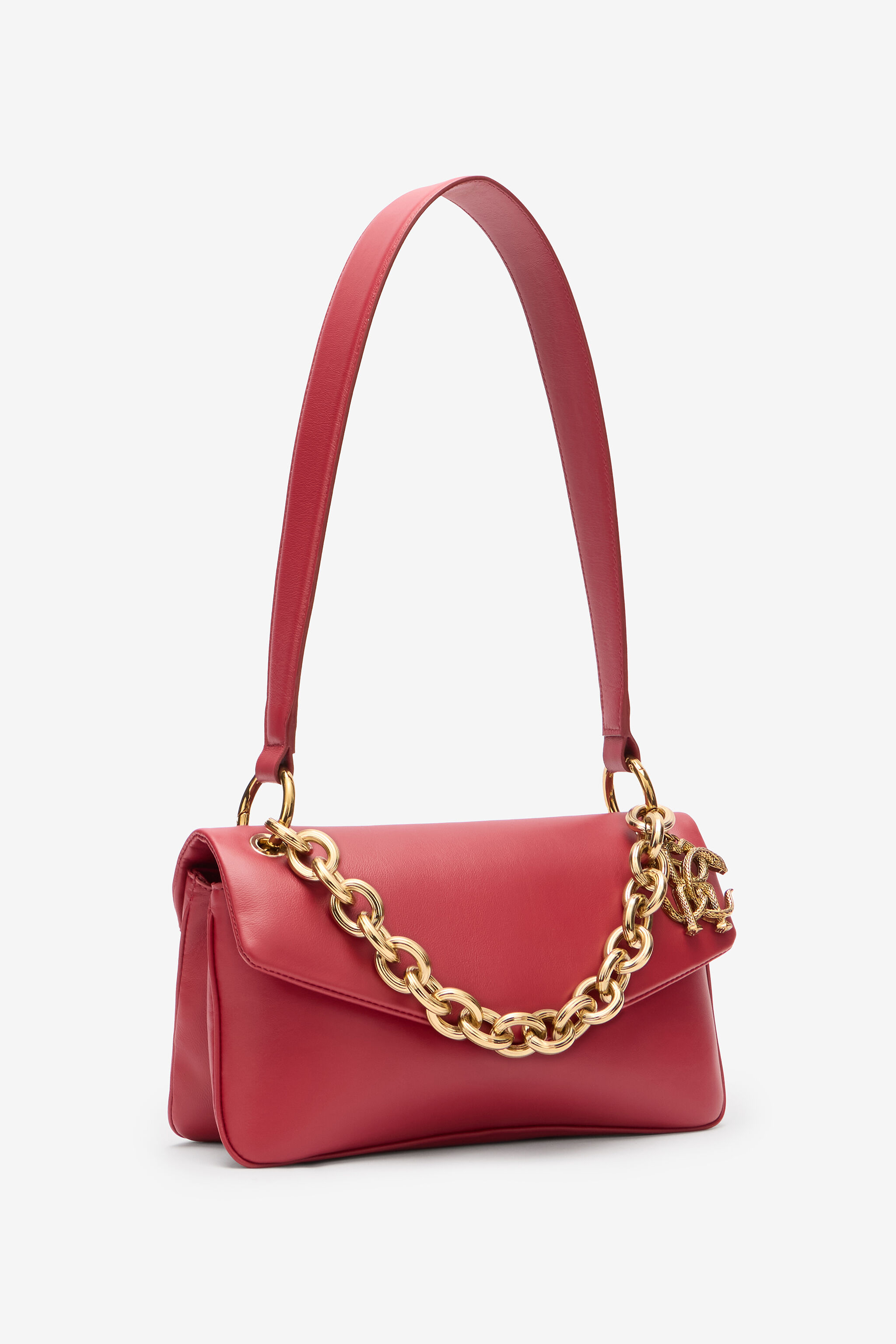 Shoulder Bag With Chain And Charm - 5