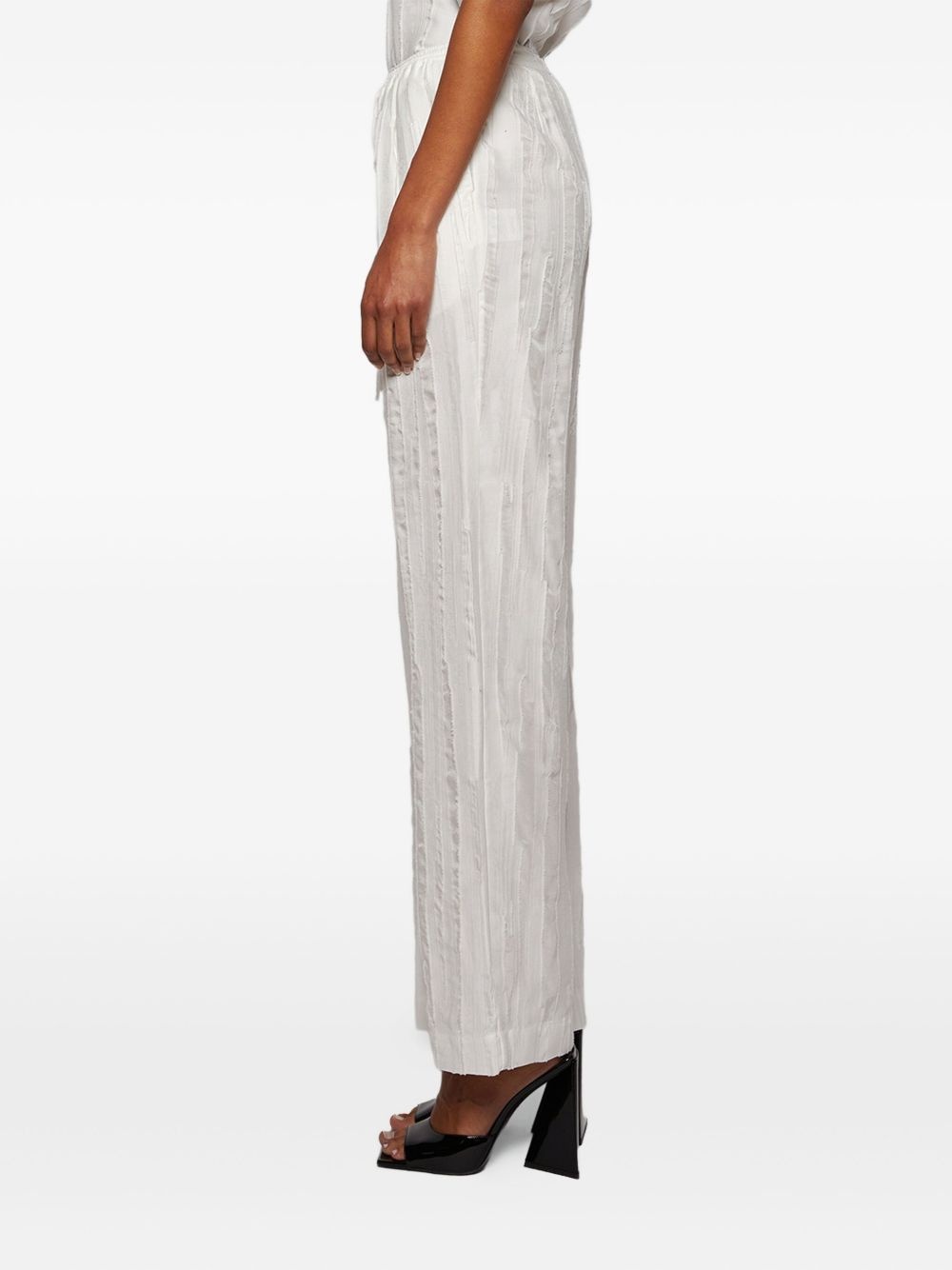 elasticated-waist trousers - 4