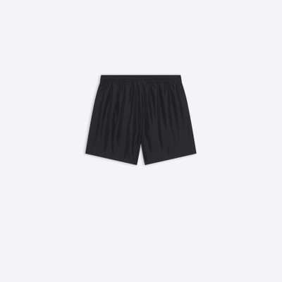 BALENCIAGA Men's Cities Paris Swim Shorts in Black outlook