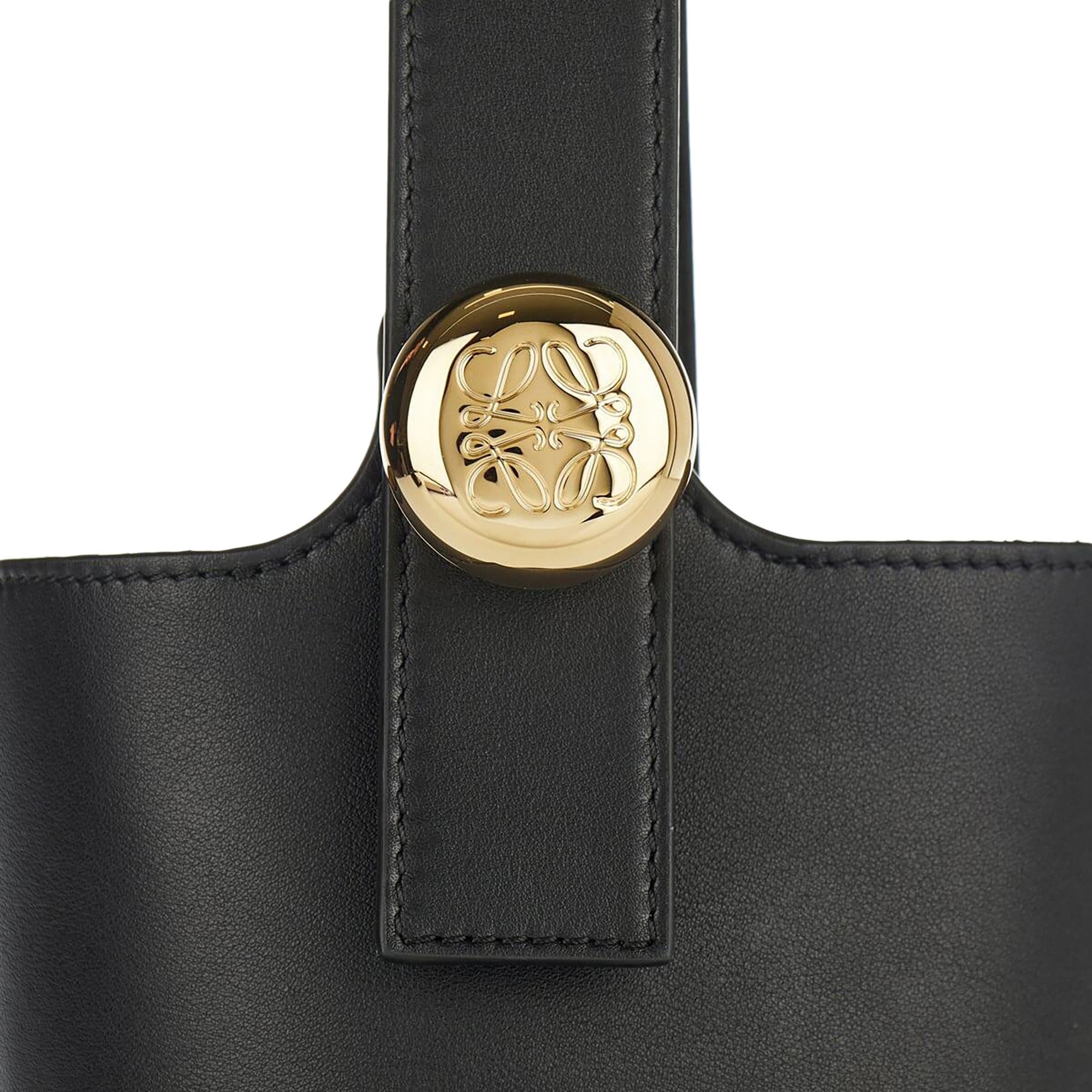 Loewe Pebble Bucket Mini 'Black' - 3