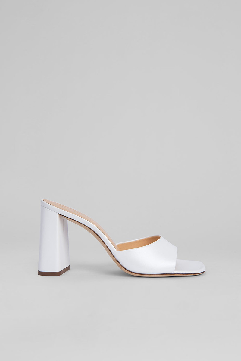 Juju White Pearl Shine Leather 1