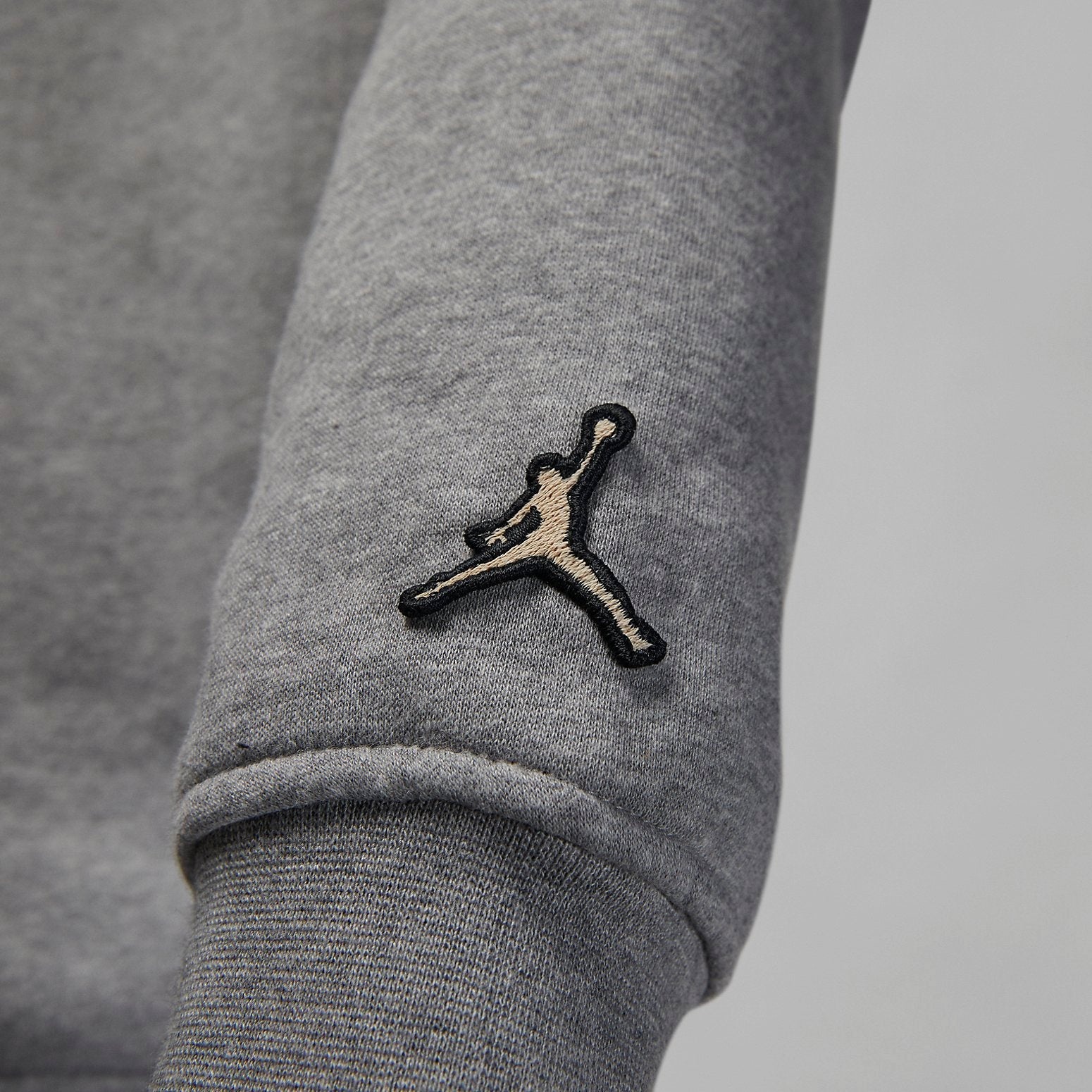 Air Jordan Holiday Fleece Crew Sweatshirt 'Grey' DV1576-091 - 3
