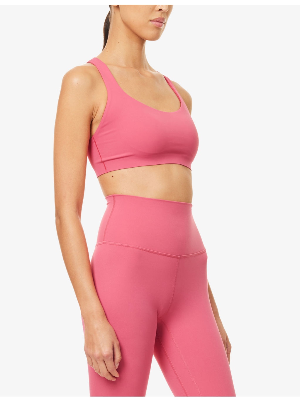 FlexyFlex Strappy Stretch-Woven Yoga Bra - 3