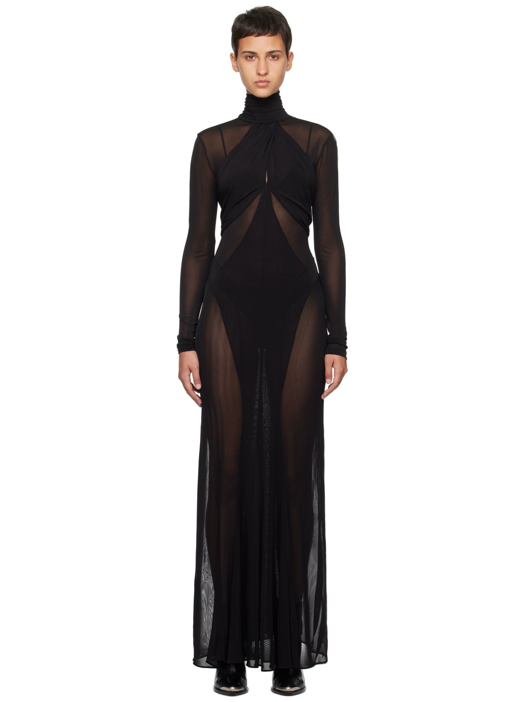 Black Rimma Maxi Dress - 1