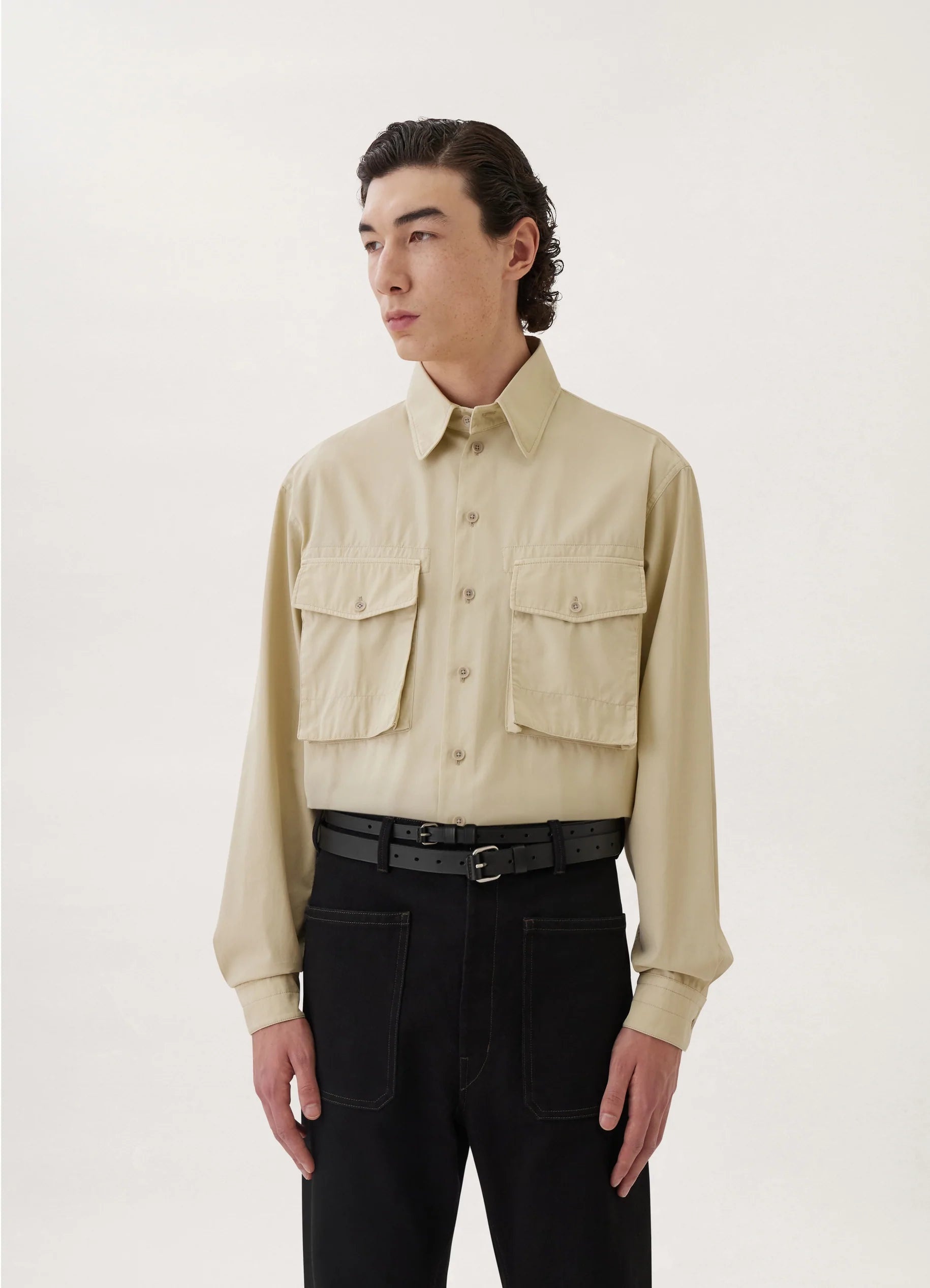 DOUBLE BUCKLE BELT
VEGE TANNED LTH - 4