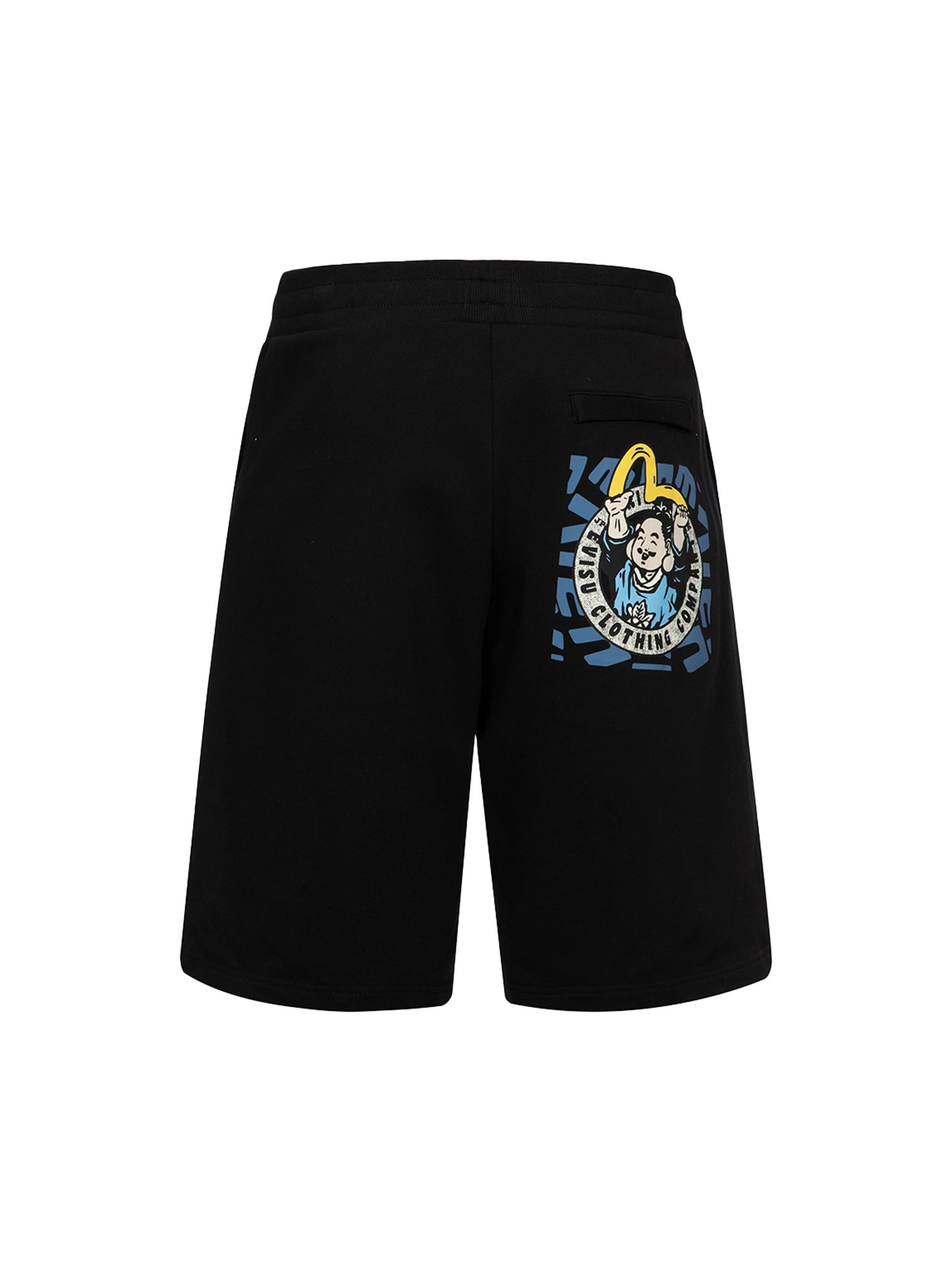 PLAYFUL GODHEAD PRINT REGULAR FIT SWEAT SHORTS - 13