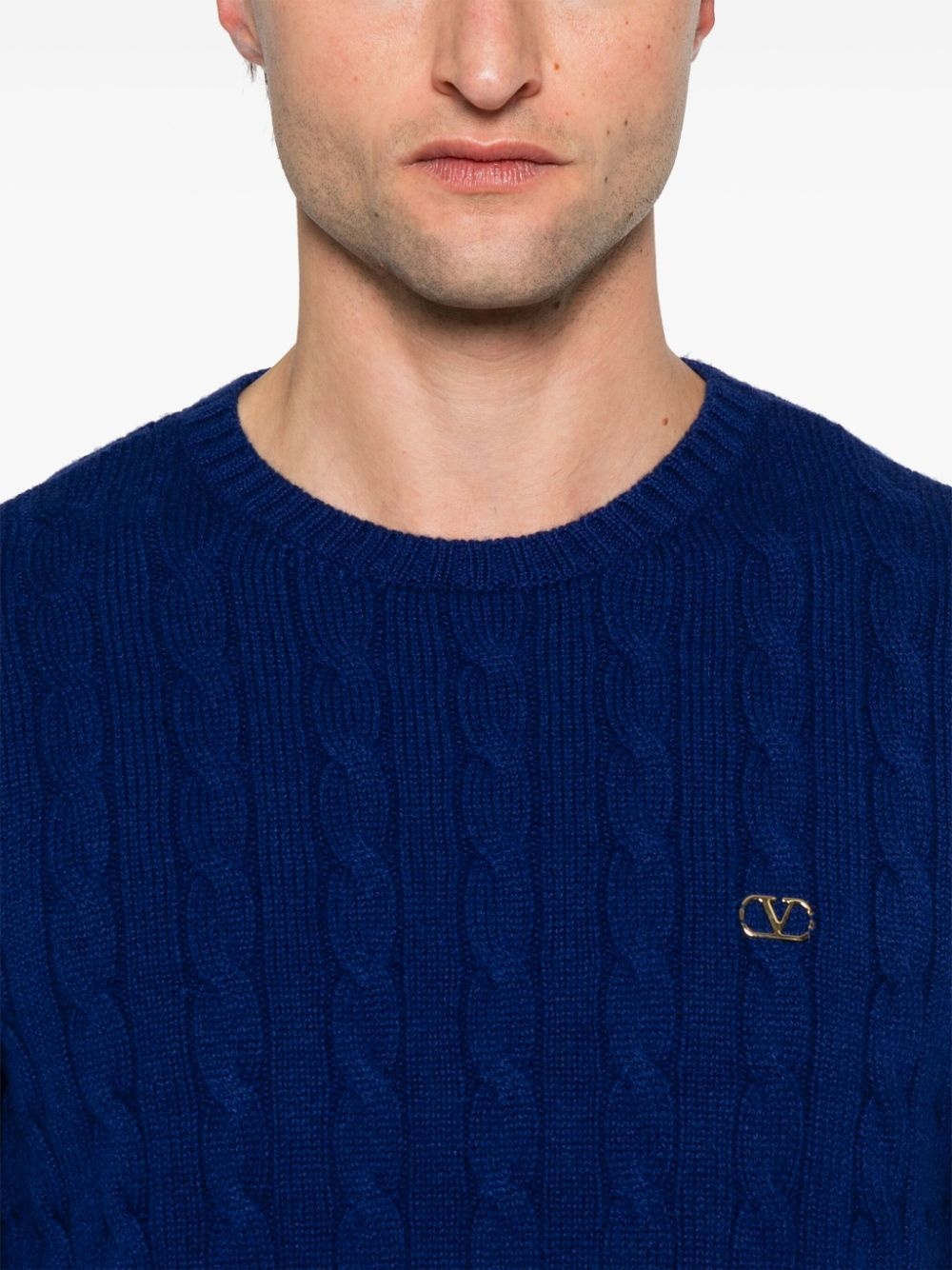 cable-knit sweater - 5
