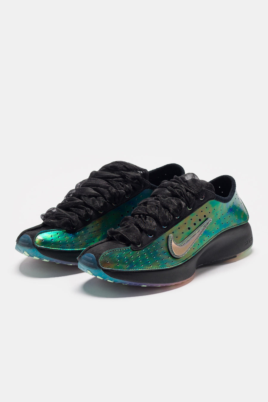 Air Superfly SP TM Sneaker in Black/Black/Photo Blue/Fierce Purple - 3
