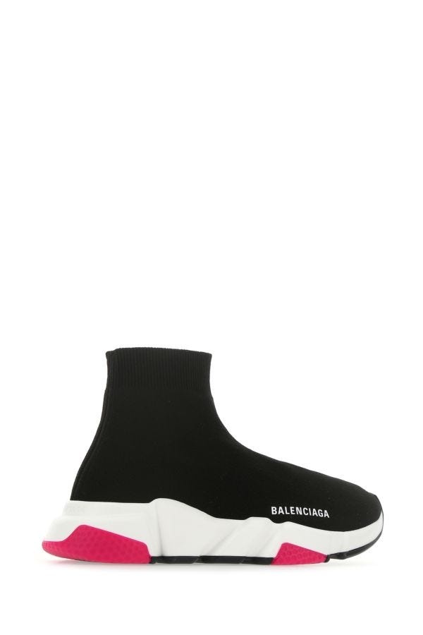 スニーカー Balenciaga Balenciaga Black Stretch Nylon Speed Sneakers BALENCIAGA Black stretch nylon Speed sneakers