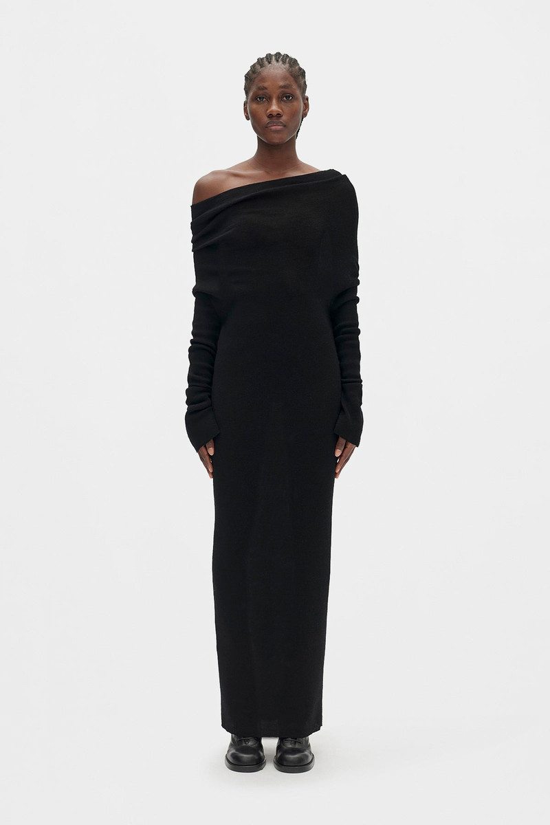 Barbro Dropped Shoulder Midi Knitted Dress 1