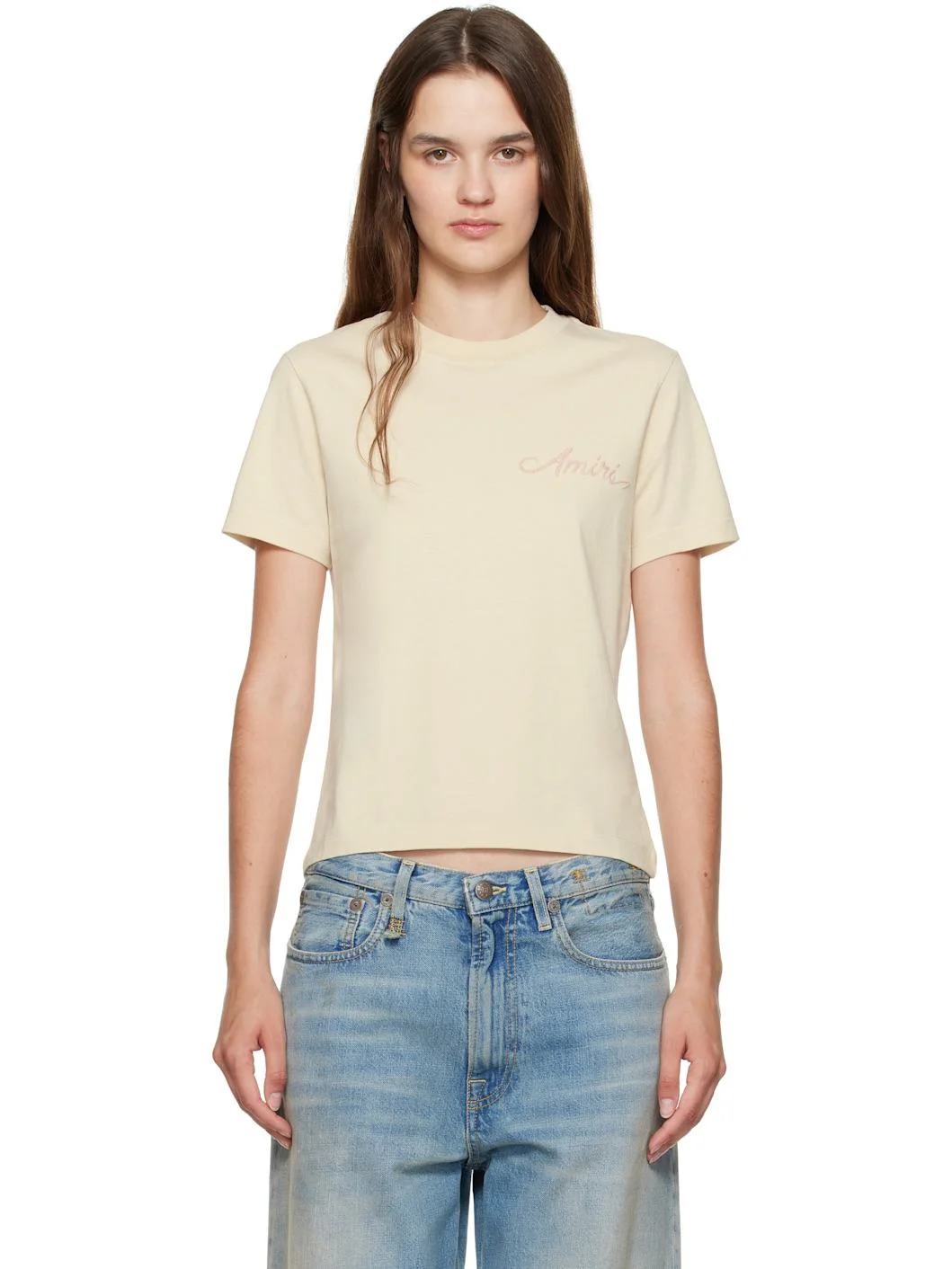 Off-White Bleach Bandana Patch T-shirt - 1