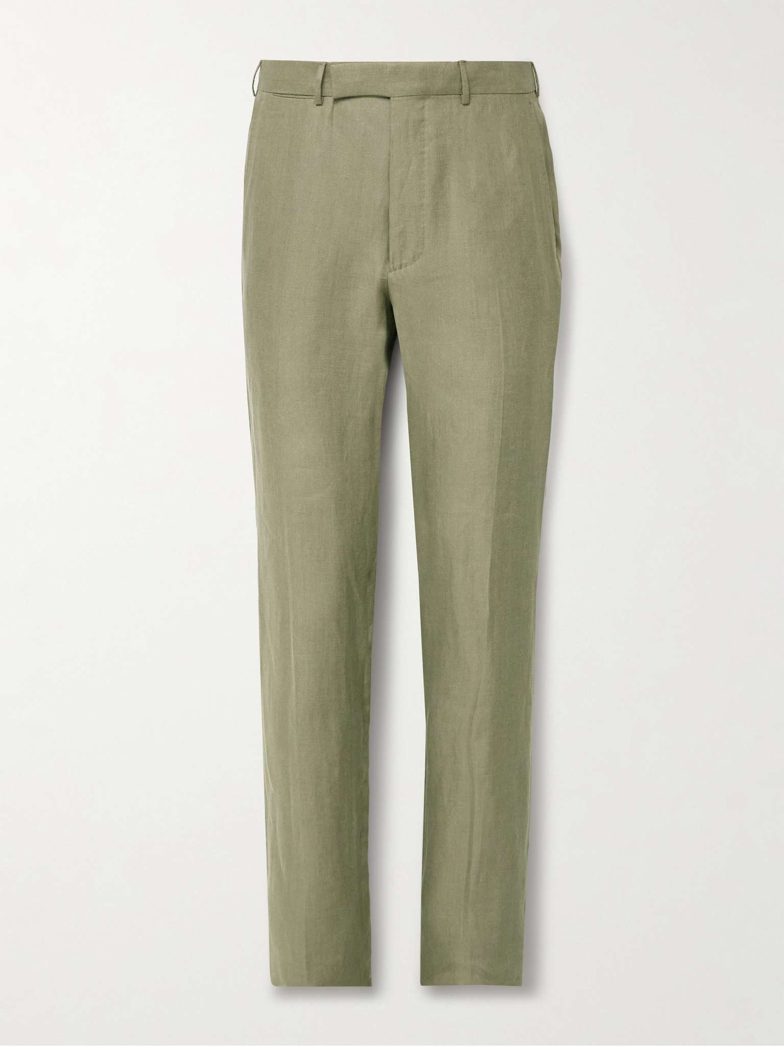 Slim-Fit Oasi Lino Twill Suit Trousers - 1