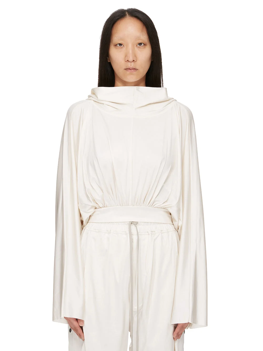 CROPPED HOODED TOP - 1