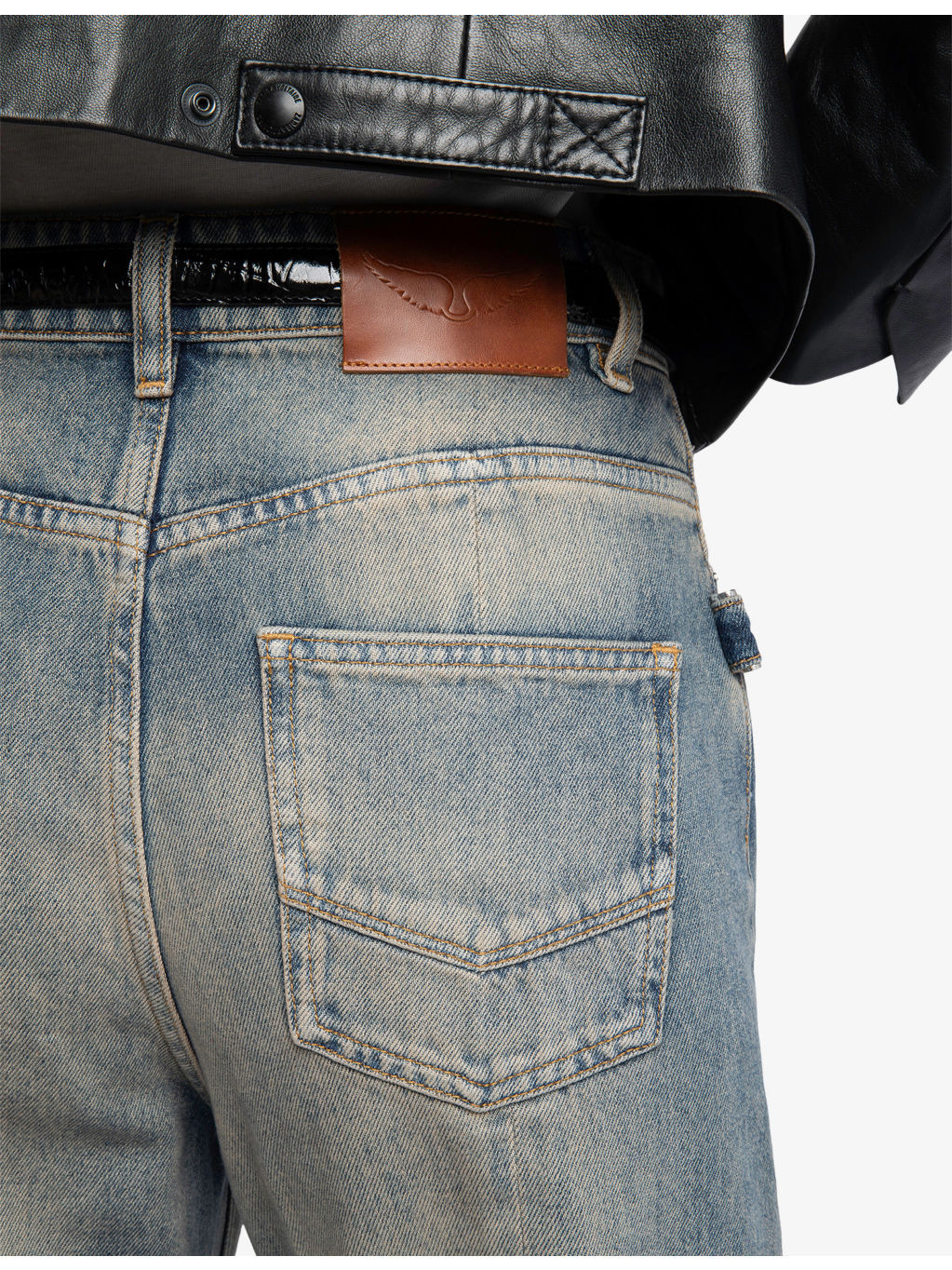 Evy Regular-Fit High-Rise Denim Jeans - 5