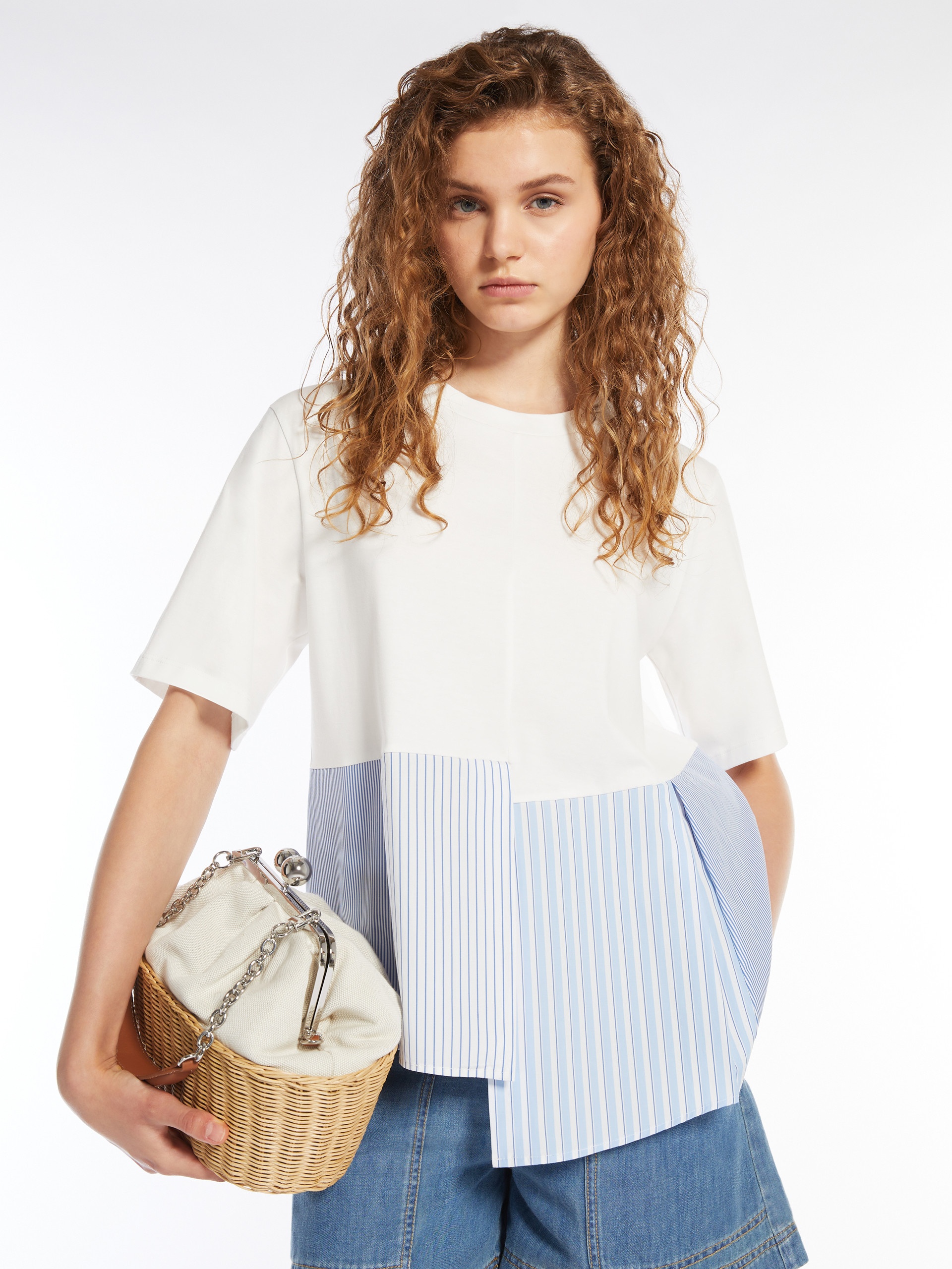 BIRD Flared cotton T-shirt - 5