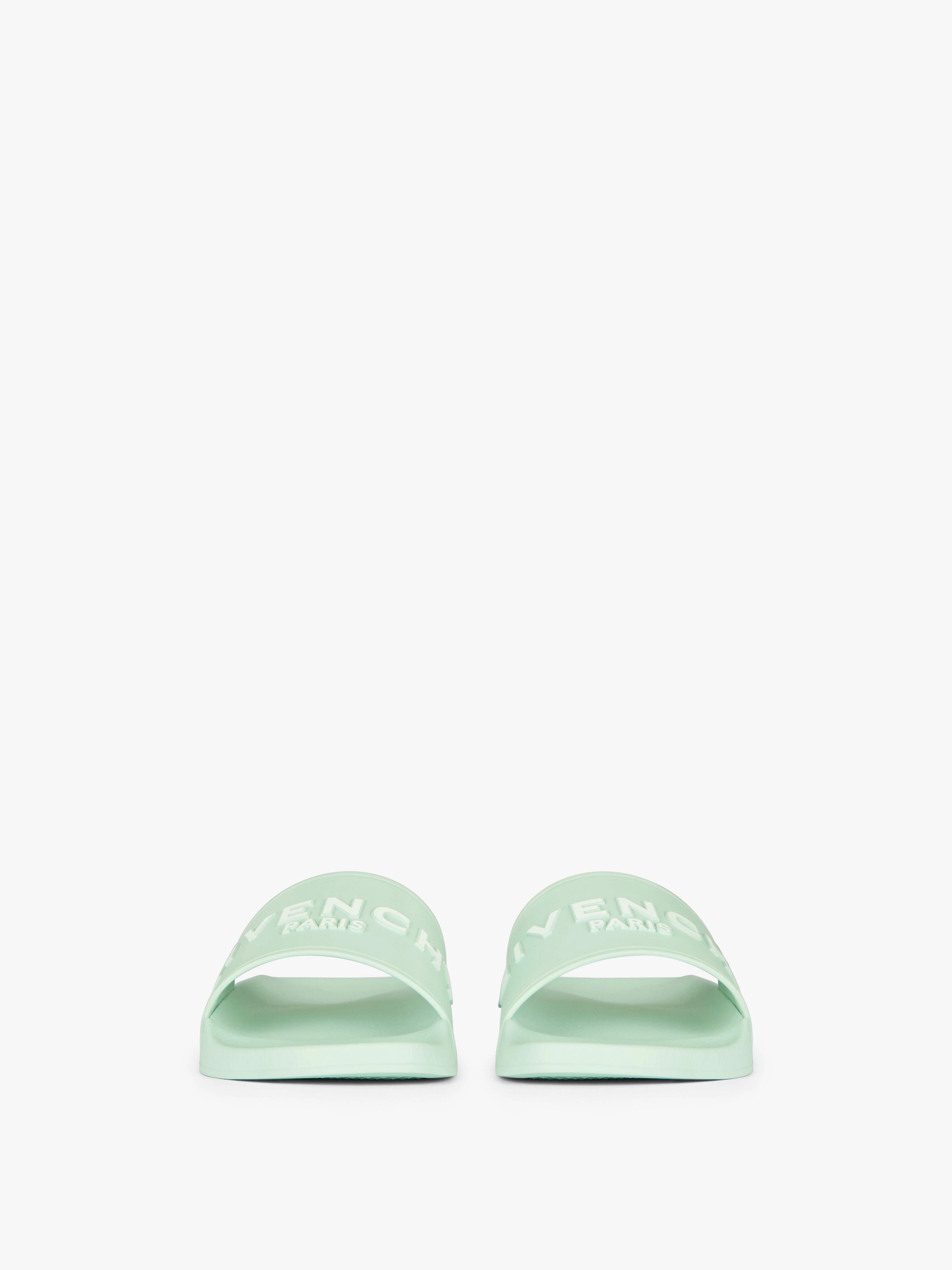 SLIDE FLAT SANDALS IN RUBBER - 2