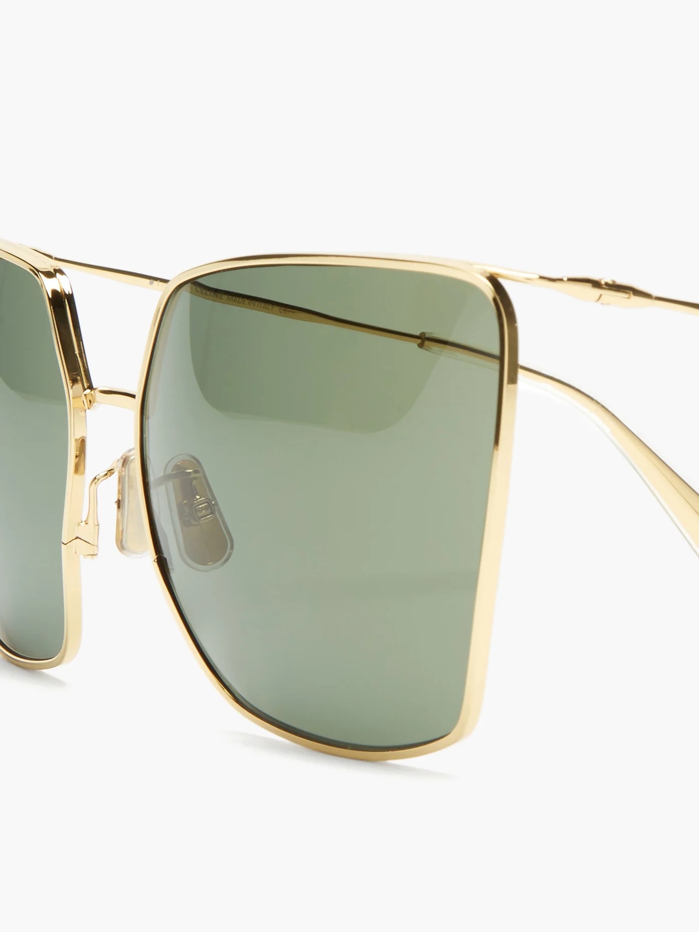 Butterfly square metal sunglasses - 6