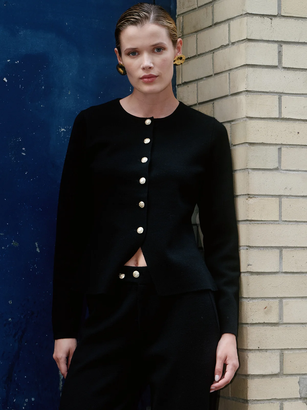 525 X DL10C: Bleecker Wool Cardigan - 1