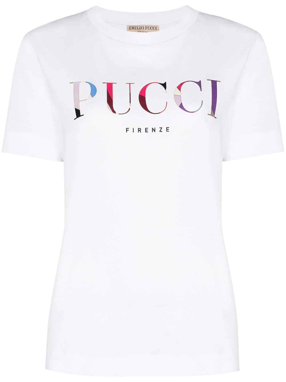 logo-print short-sleeve T-shirt - 1