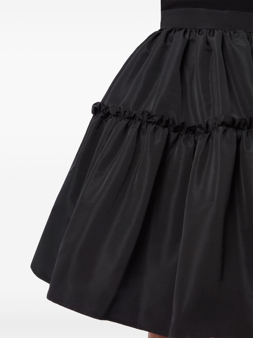 A-line midi taffeta skirt - 5