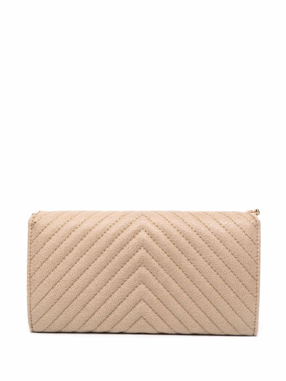 Falabella chevron-quilted continental wallet - 2