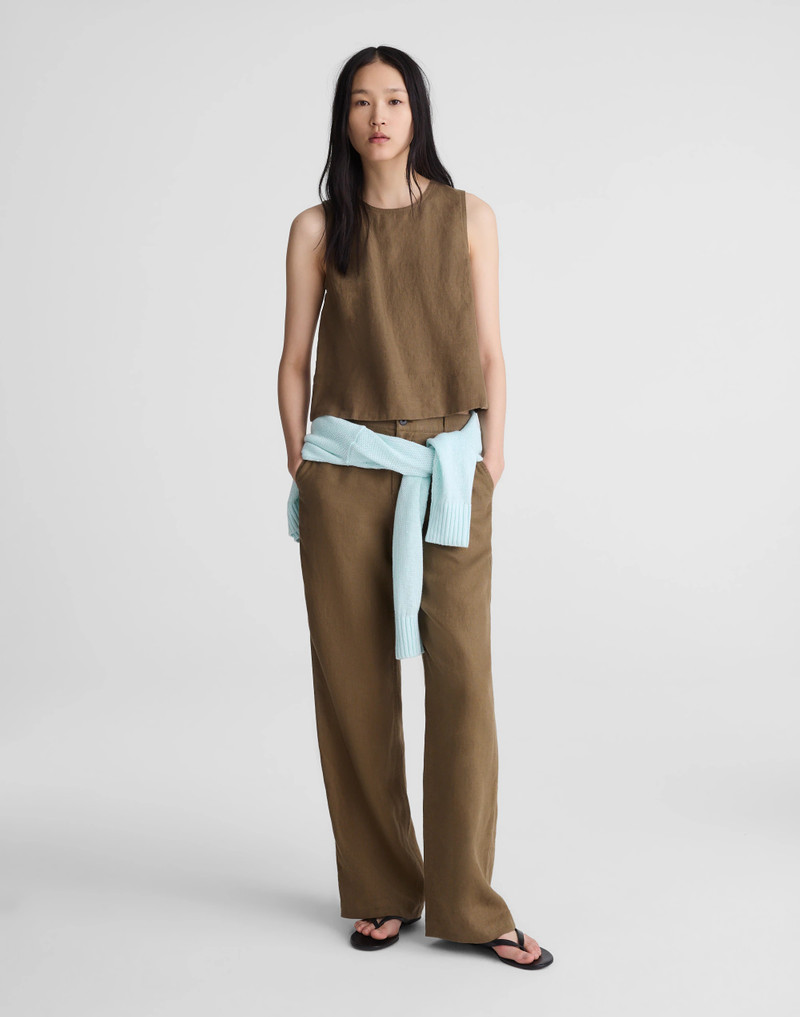 Shell Top in 100% Linen 6