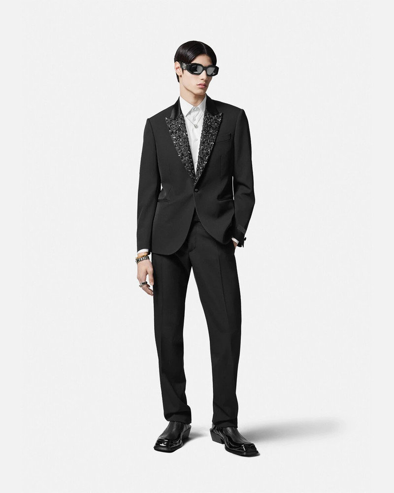 VERSACE Crystal Single-Breasted Blazer outlook