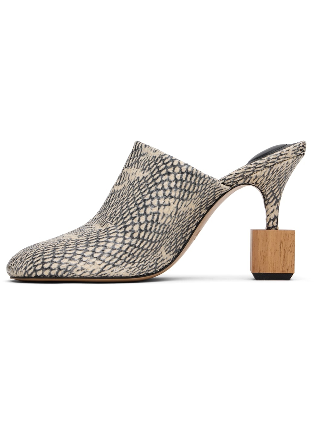 Beige 'The Bisou' Mules - 3