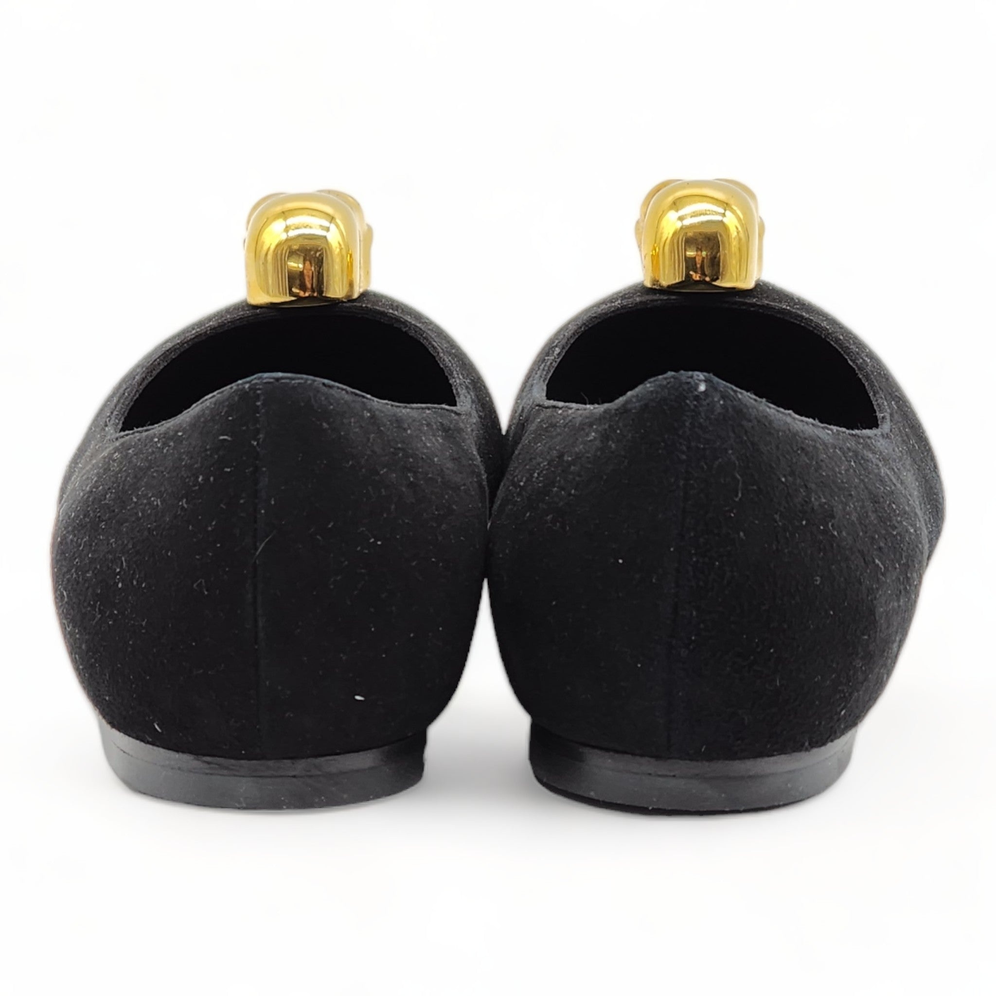 Alexander McQueen Skull Ballerinas Black - Velvet - Black - 35.5 - 6