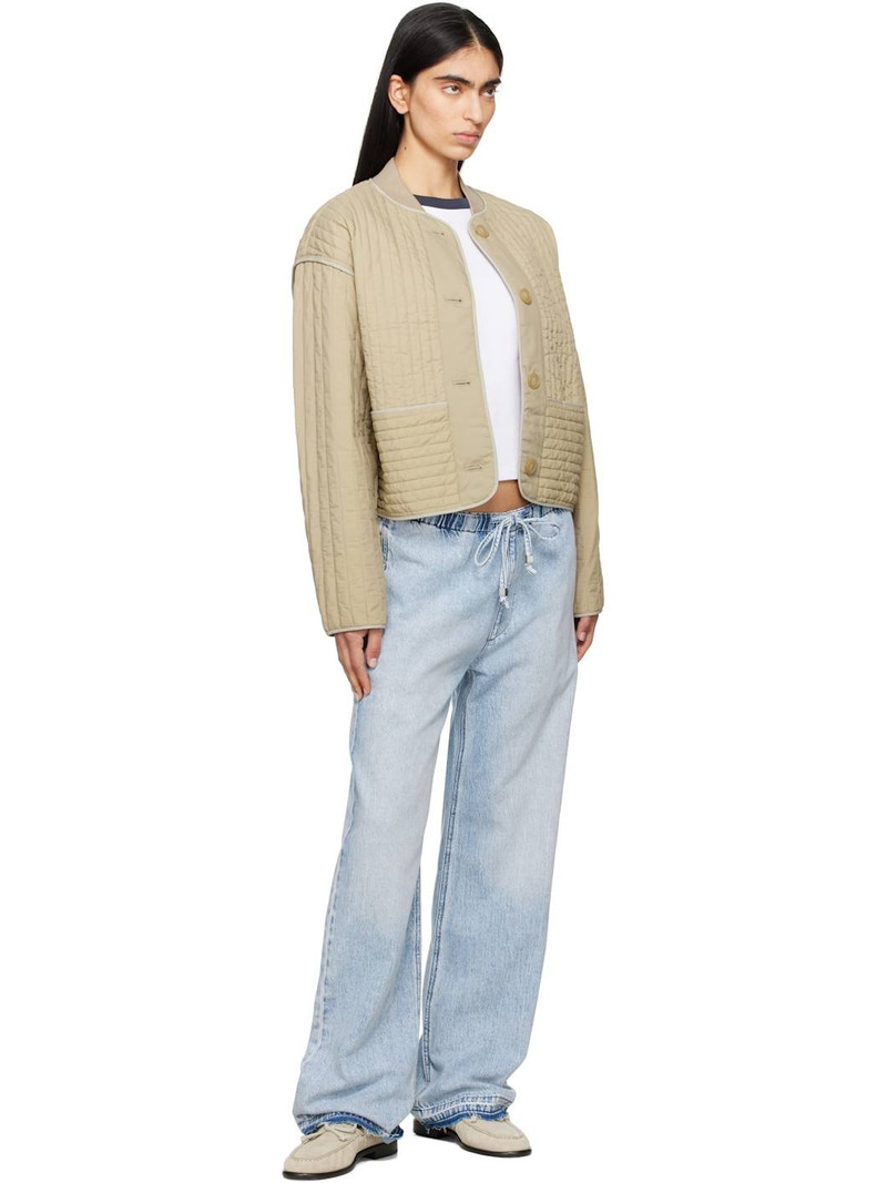 rag & bone Blue Ultra Featherweight Logan Wide-Leg Jeans outlook