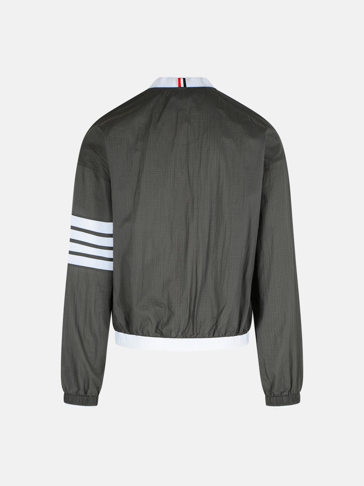 '4 BAR' GREY POLYESTER JACKET - 3