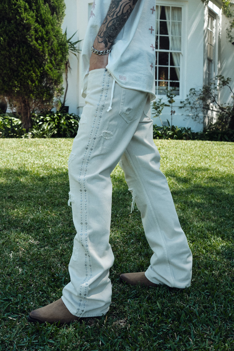 Ksubi BRONKO IVORY TRASHED outlook