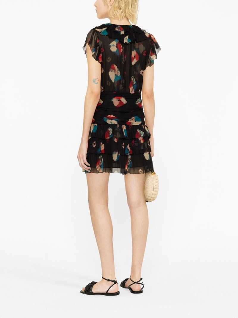 Zina graphic-print minidress 4