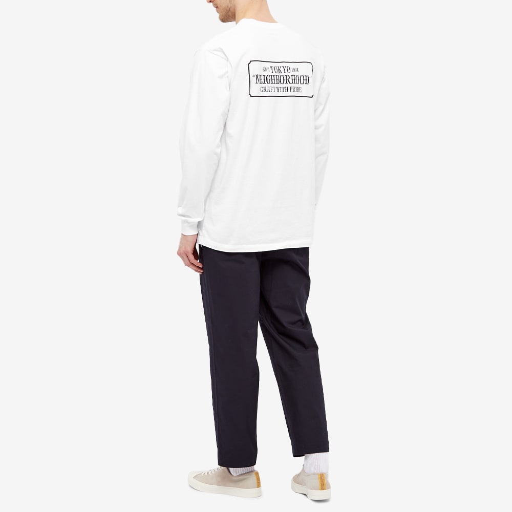 Neighborhood Long Sleeve Bar & Shield Tee - 6