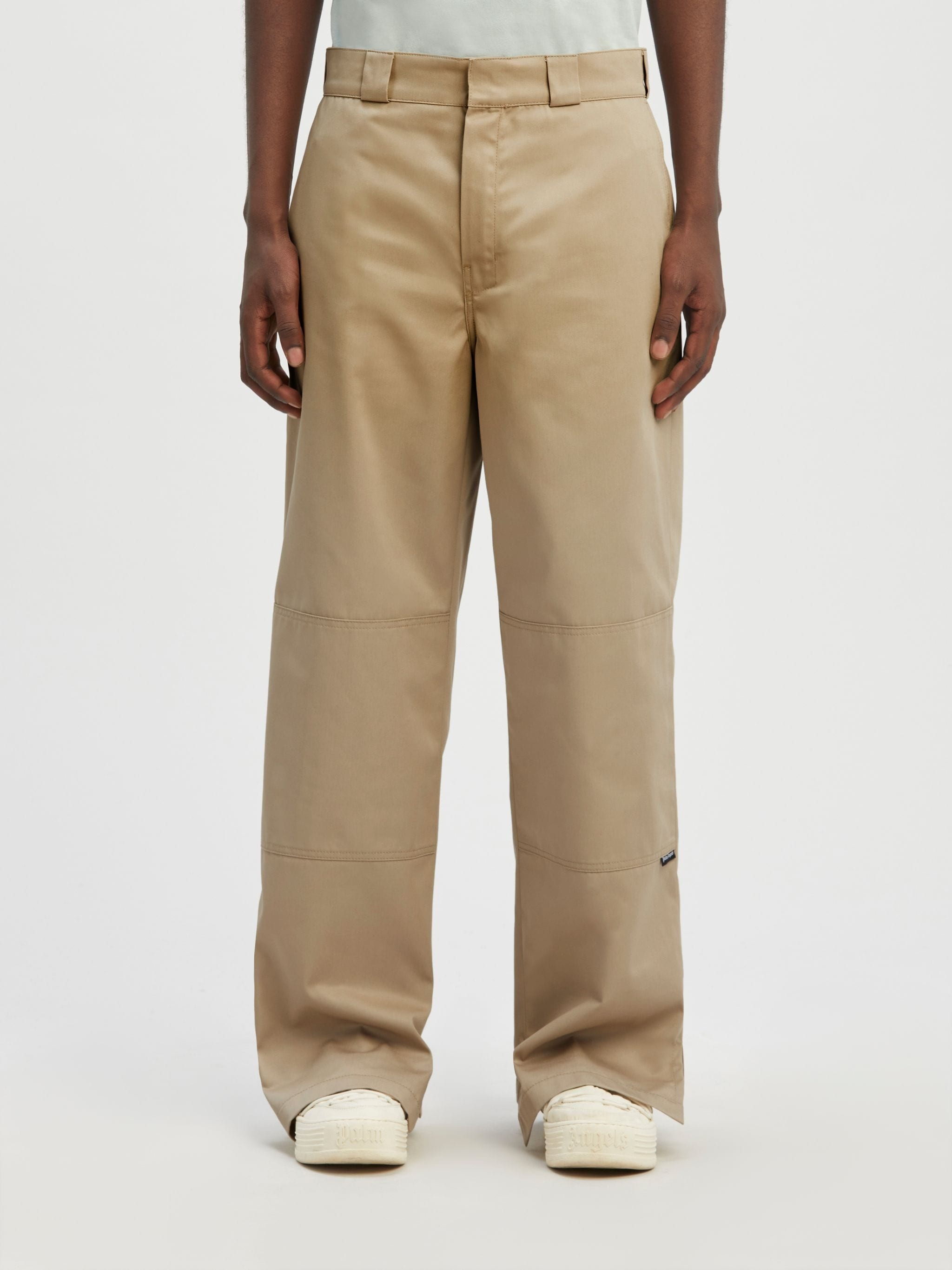 Reversed Waistband Chino Pants - 3