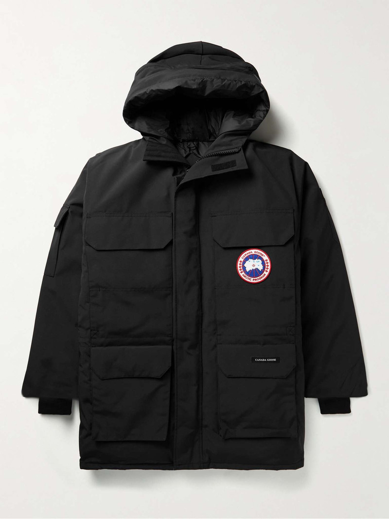 Expedition Logo-Appliquéd Artic Tech® Hooded Down Jacket - 1