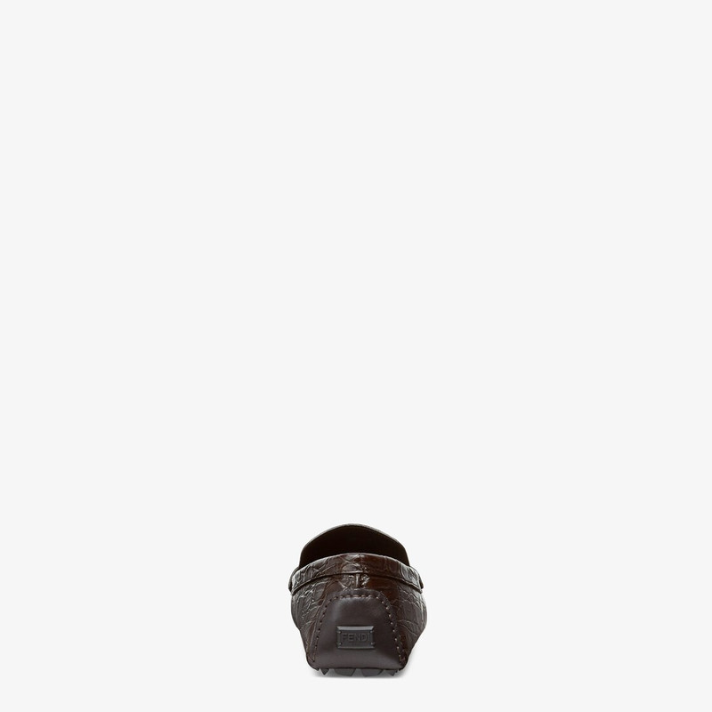 FENDI Brown caiman drivers outlook