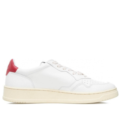 Autry Medalist Leather Low 'White Red' AULM-LL21 - 2