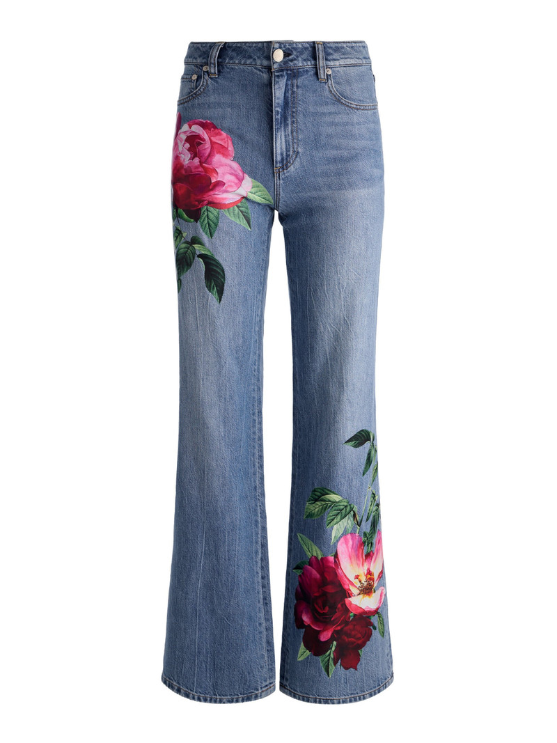 CHIC PRINTED JEAN 1