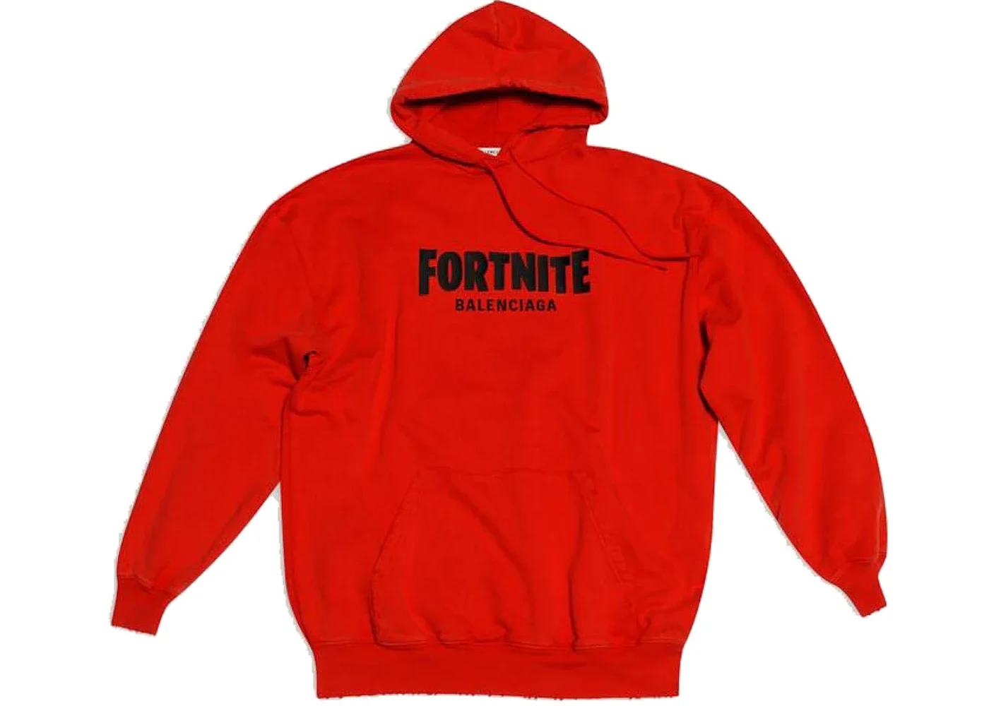 Balenciaga x FORTNITE©2021 Medium Fit Hoodie Red - 1