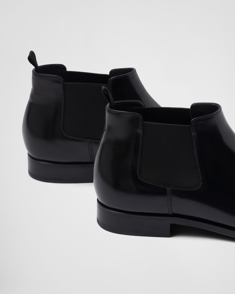 Brushed leather Chelsea boots 7
