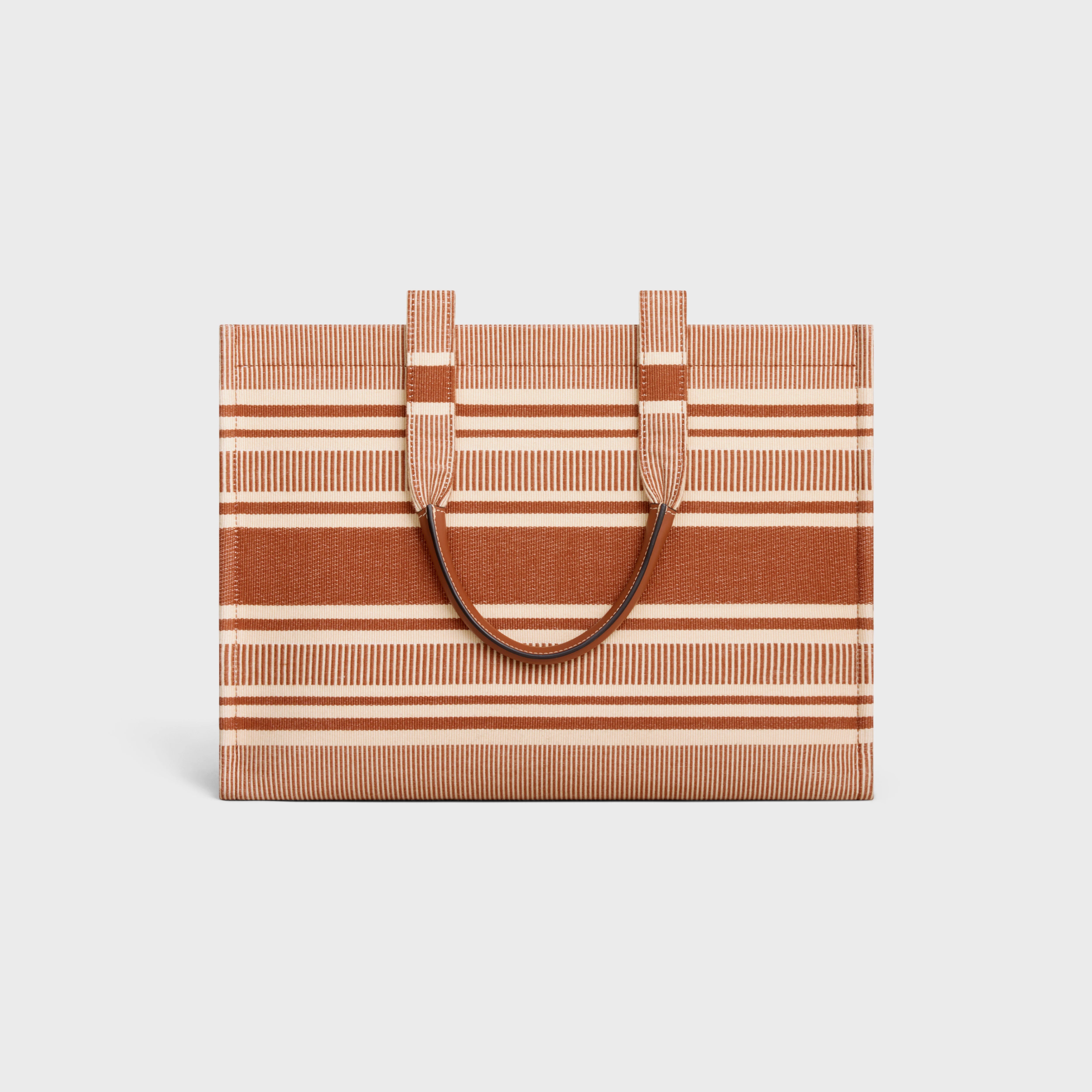 Large Cabas Thais in STRIPED TEXTILE WITH CELINE - 3