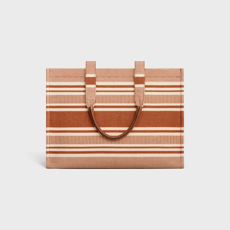 Large Cabas Thais in STRIPED TEXTILE WITH CELINE 3